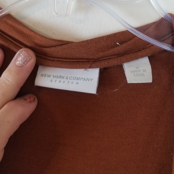 New York & Co Sequin Tank top - Picture 2 of 3